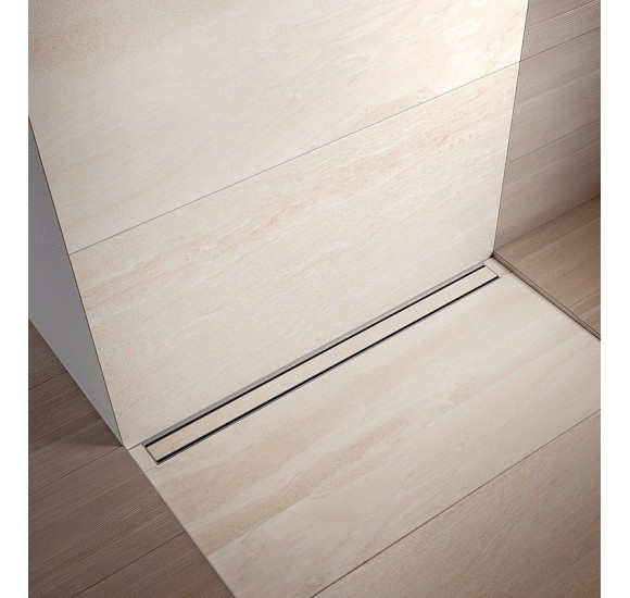 TECEdrainline tiesus dušo latakas, skirtas montuoti prie sienos