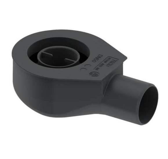 TECEdrainline dušo latako sifonas, DN50 horizontalus (žemas)