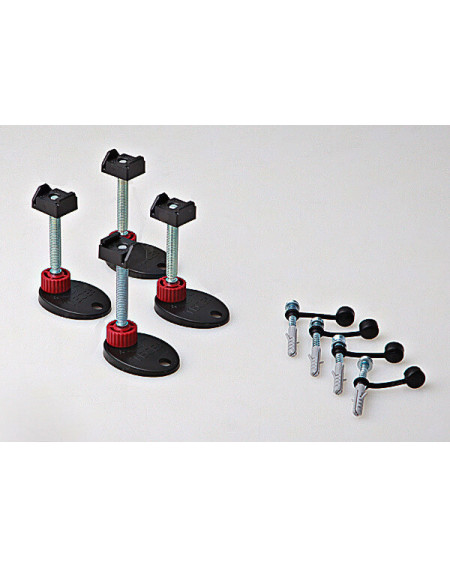 TECE reguliuojamos montavimo kojelės dušo latakams (137mm-184mm)