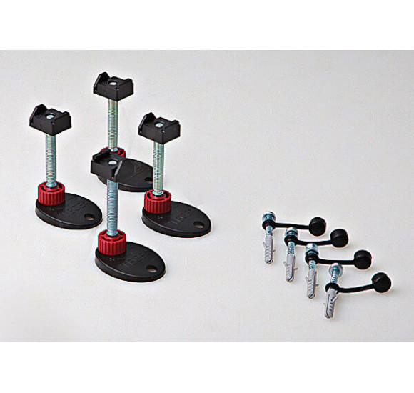 TECE reguliuojamos montavimo kojelės dušo latakams (137mm-184mm)