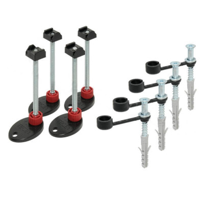 TECE reguliuojamos montavimo kojelės dušo latakams (92mm-139mm)