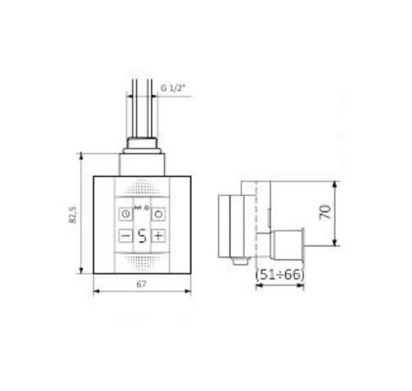 Terma KTX-4 valdiklis rankšluosčių džiovintuvui