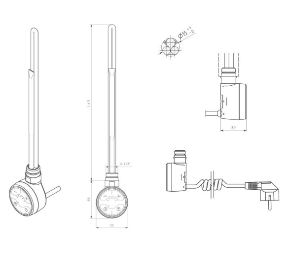 Terma MOA Kaitinimo elementas su valdikliu