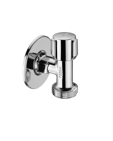 Kampinis ventilis SCHELL ( iš 1/2" į 3/4") taupantis vietą