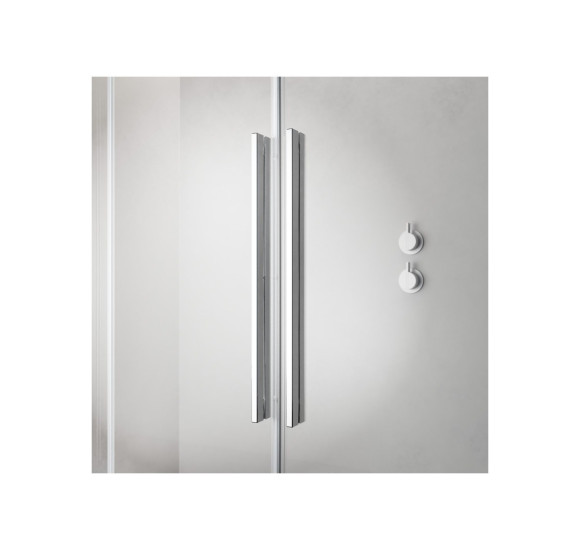 Radaway Furo Walk in nejudanti dušo sienelė chromo spalvos