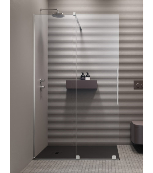 Radaway Furo Walk in nejudanti dušo sienelė chromo spalvos