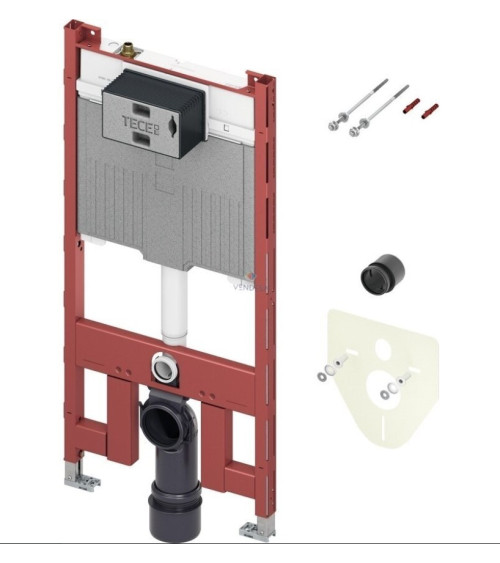 Potinkinis WC rėmas Tece (8 cm storio) su redukcija ir tarpine