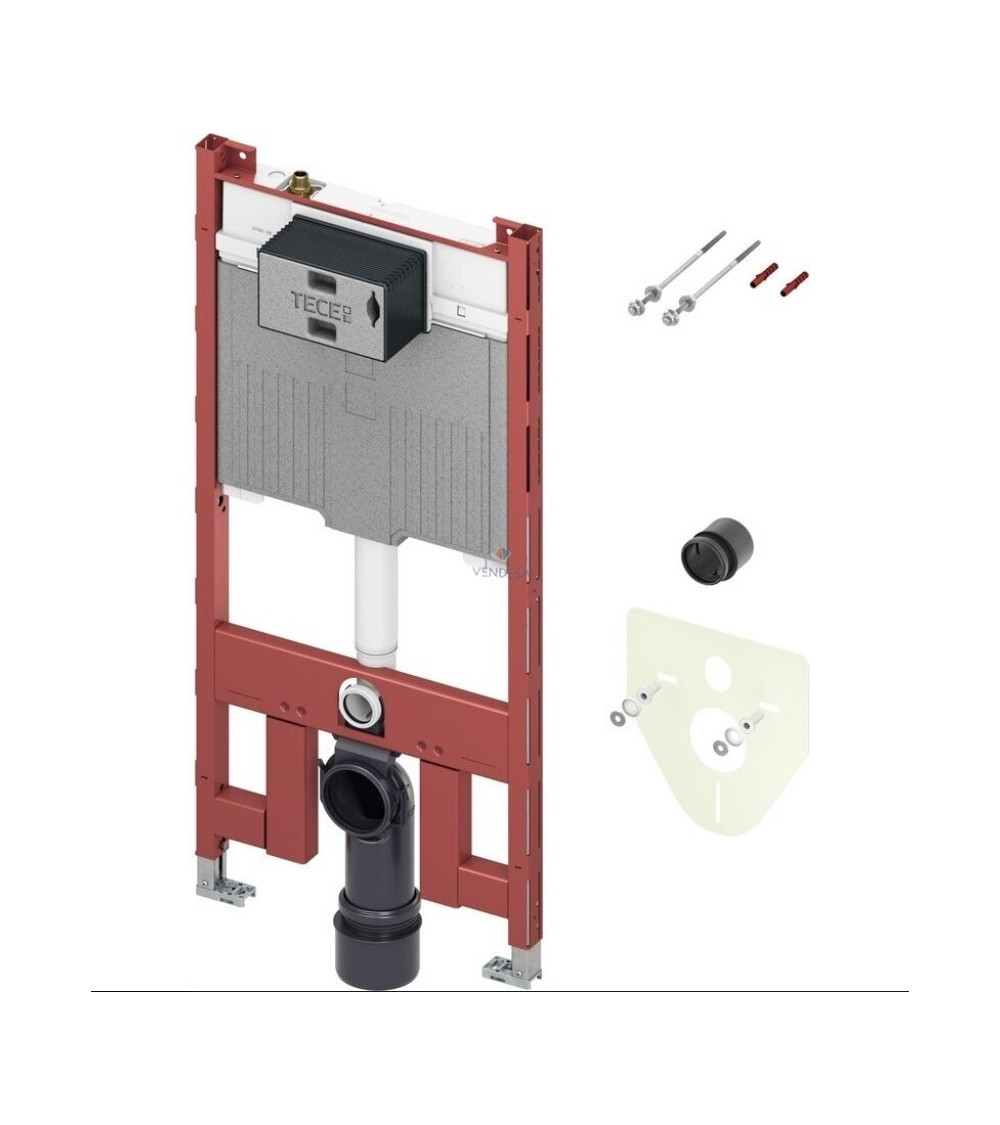 Potinkinis WC rėmas Tece (8 cm storio) su redukcija ir tarpine
