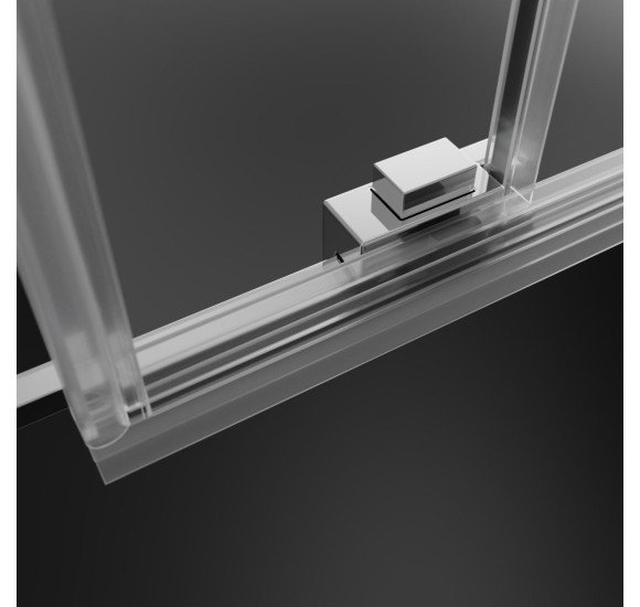 Radaway Idea KDJ dušo kabina, kairė pusė, chromo spalvos profiliai