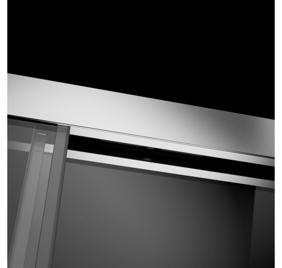 Radaway Idea KDJ dušo kabina, kairė pusė, chromo spalvos profiliai