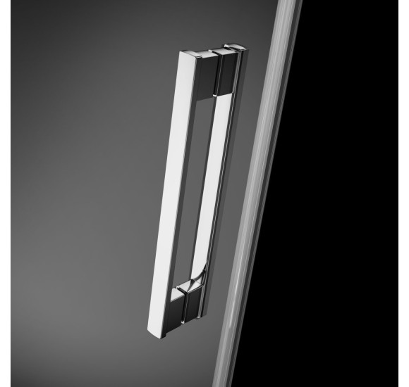 Radaway Idea KDJ dušo kabina, kairė pusė, chromo spalvos profiliai