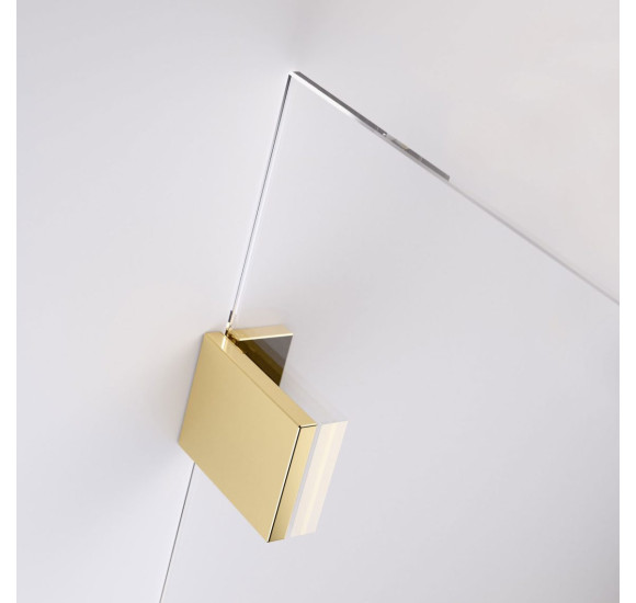 Radaway Essenza pro 8 Gold Walk-in dušo pertvara 6 mm stiklas