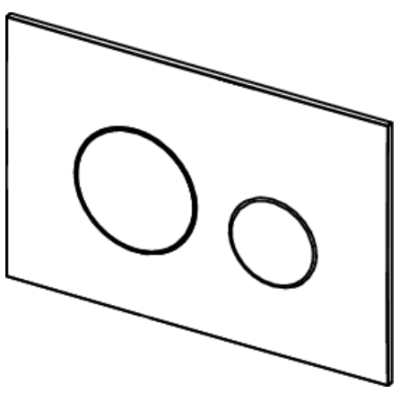 TECEloop plastikinis vandens nuleidimo klavišas, pasirinkite spalvą