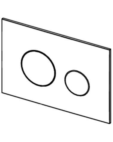 TECEloop plastikinis vandens nuleidimo klavišas, pasirinkite spalvą