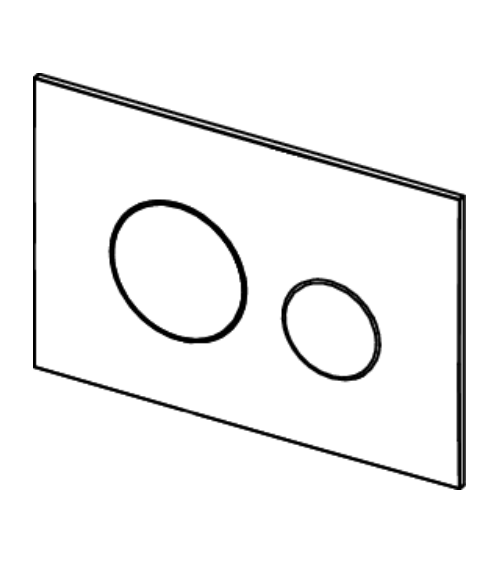 TECEloop plastikinis vandens nuleidimo klavišas, pasirinkite spalvą