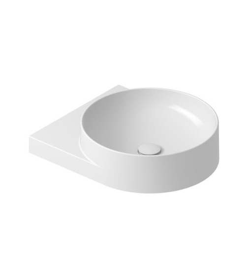 RAVAK Yard 400 pakabinamas praustuvas, be skylės maišytuvui