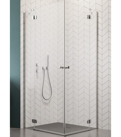 Radaway Torrenta KDD 90x90cm kampinė dušo kabina, chromo profiliai