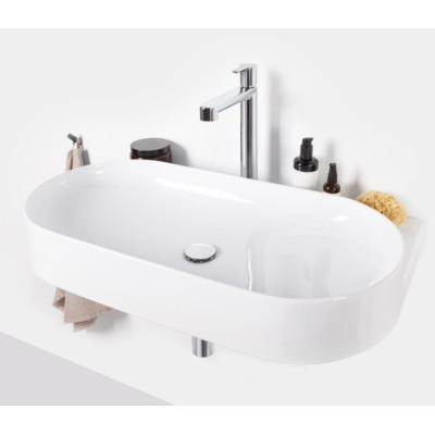 Ravak pakabinamas praustuvas Yard 800x500, baltos spalvos