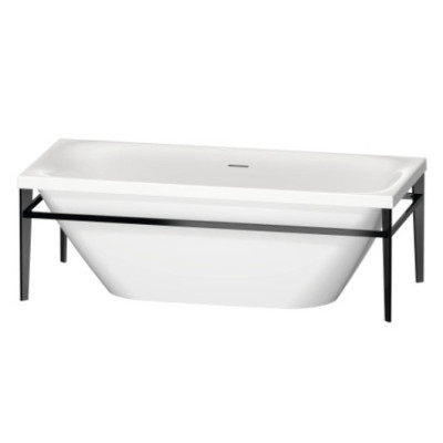 Duravit Xviu laisvai pastatoma vonia su specialiu juodu rėmu 1800x800