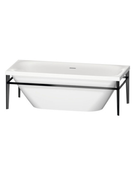 Duravit Xviu laisvai pastatoma vonia su specialiu juodu rėmu 1800x800