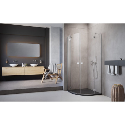 Radaway Essenza PDD pusapvalė dušo kabina, pasirinkite dydį