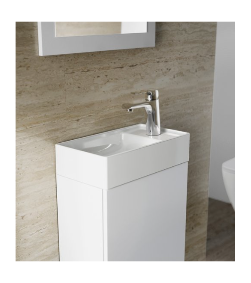 Praustuvas Ravak VEDA SLIM 400 MINI, be persipylimo