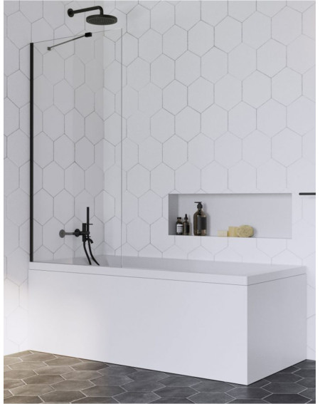 Radaway IDEA Black PNJ II vonios sienelė