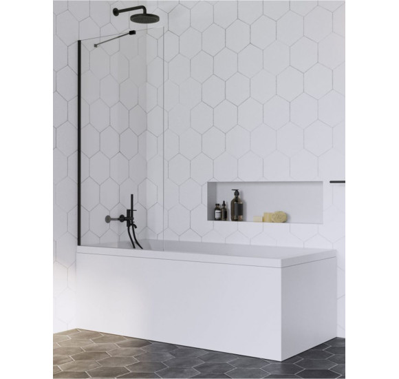 Radaway IDEA Black PNJ II vonios sienelė