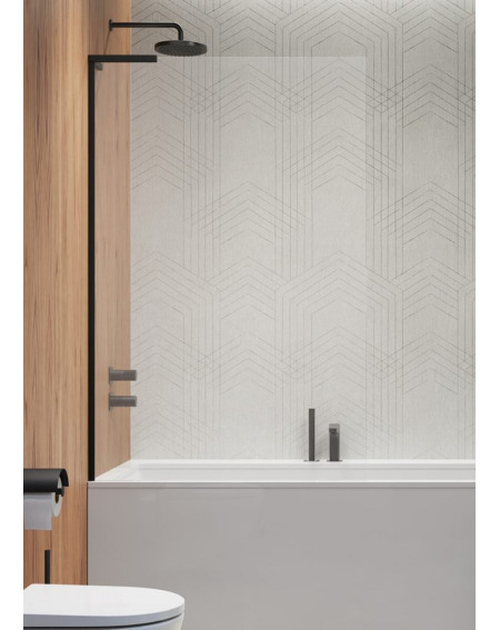 Radaway Modo SL Black PNJ II vonios sienelė, pasirinkite dydį