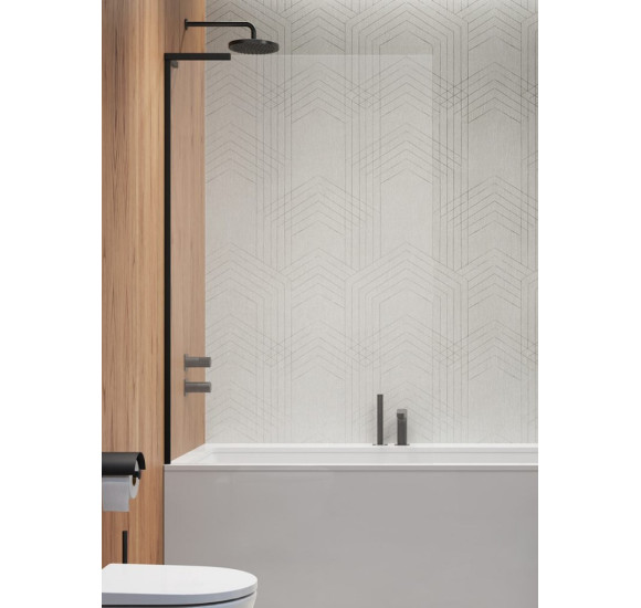 Radaway Modo SL Black PNJ II vonios sienelė, pasirinkite dydį