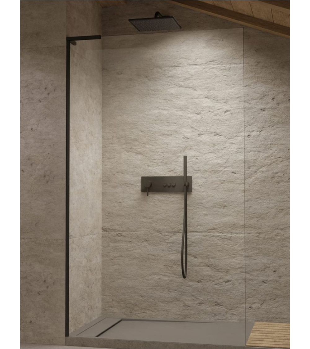 Radaway Modo SL Black II nejudanti dušo sienelė