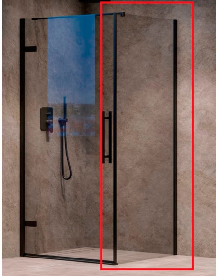 Ravak COOL! Stacionari dušo sienelė, COPS, 90 cm, pasirinkite spalvą