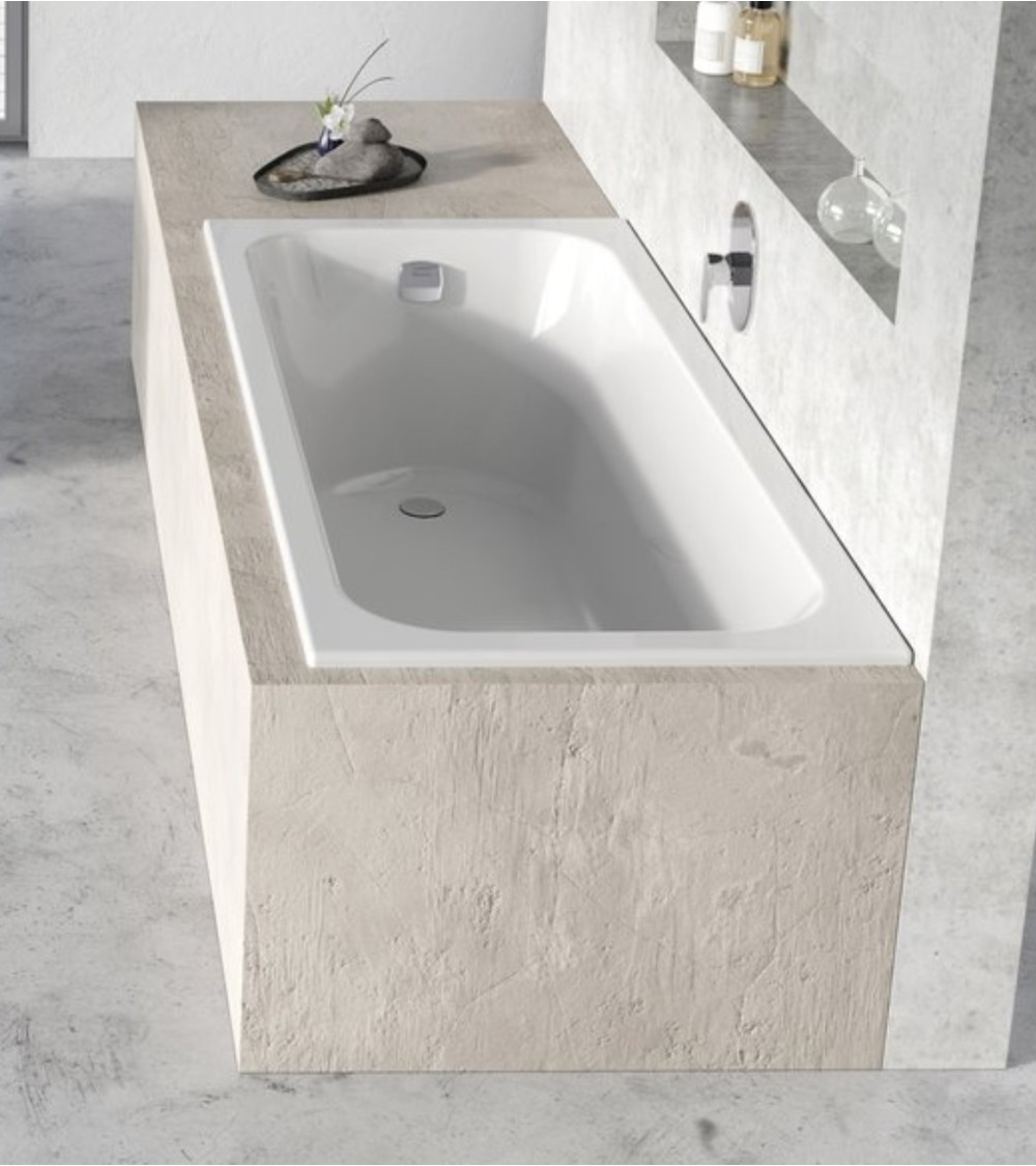 Ravak Chrome Slim 150x70, 160x70, stačiakampė vonia, akrilas (pasirinkite dydį)