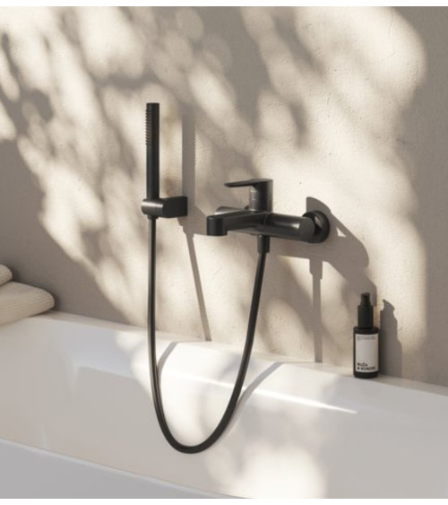 Ravak Chrome dušo galvutė, 1 funkcija, juoda spalva 957.20BL