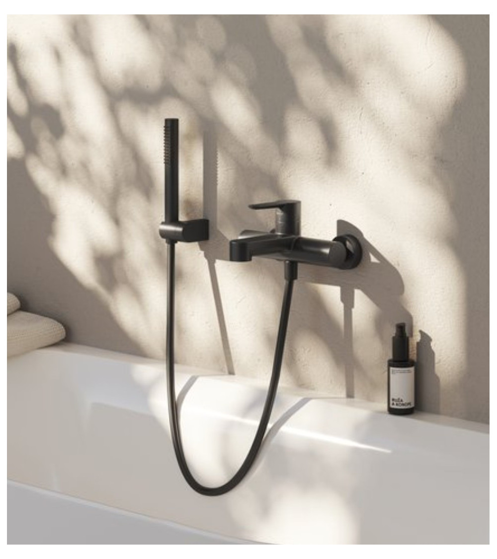 Ravak Chrome dušo galvutė, 1 funkcija, juoda spalva 957.20BL