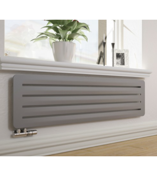 IŠPARDAVIMAS. Radiatorius Terma Aero H 410-1800 YL, RAL 7047 spalvos