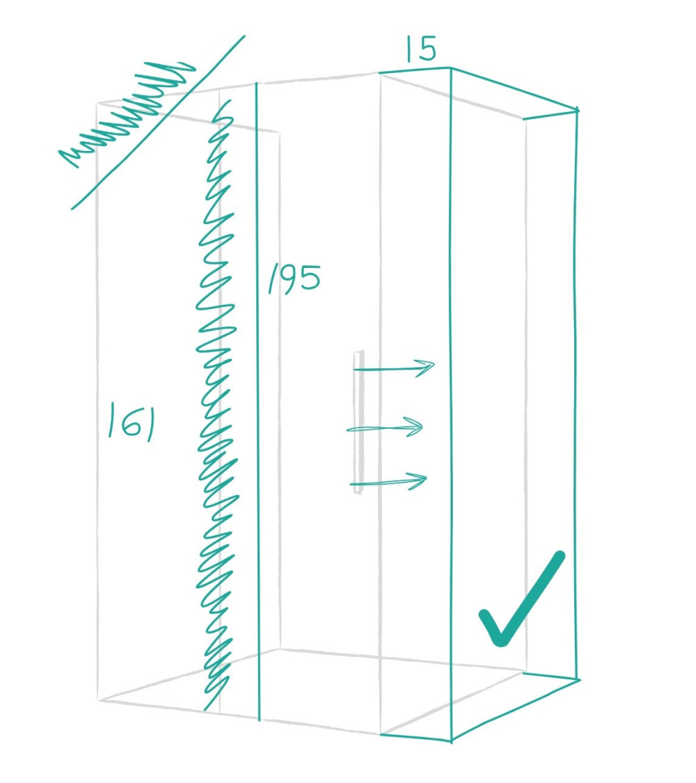Nestandartinės dušo kabinos matavimo paslaugos užsakymas
