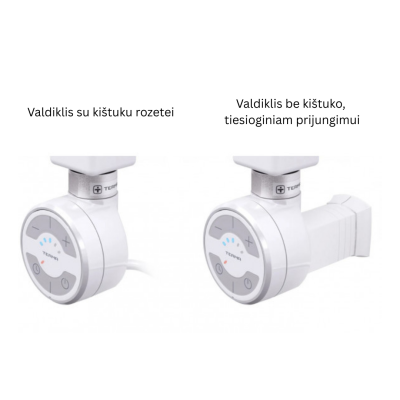 Thermal KDO rankšluosčių džiovintuvas 960x450cm, su elektrine dalimi (valdikliu), baltos spalvos