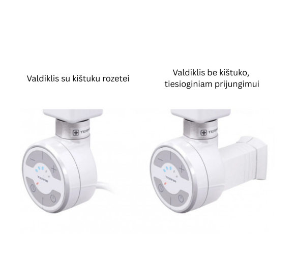 Thermal KDO rankšluosčių džiovintuvas 960x450cm, su elektrine dalimi (valdikliu), baltos spalvos