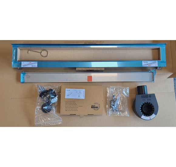 TECElinus dušo latako komplektas, montuojamas prie sienos, pasirinkite dydį