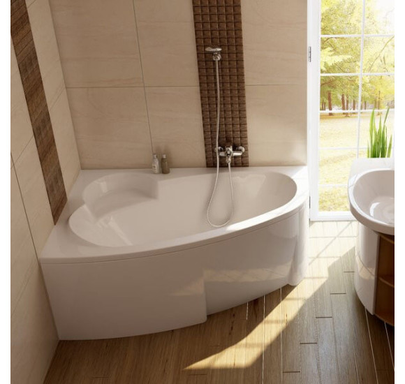 Ravak Asymmetric 160x105, asimetrinė vonia, akrilas (pasirinkitę pusę)