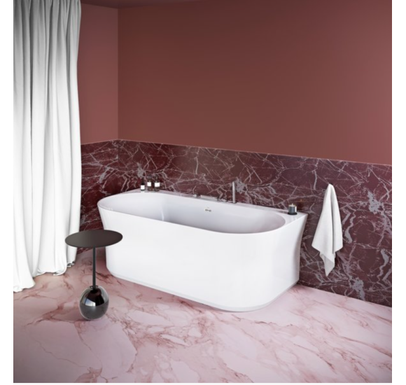 Ravak Ypsilon Wall 178x86 cm, glaudžiama prie sienos vonia, akrilas