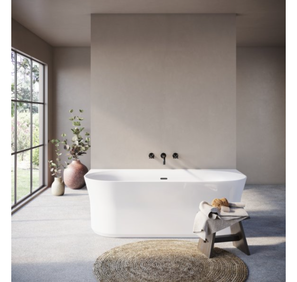 Ravak Ypsilon Wall 178x86 cm, glaudžiama prie sienos vonia, akrilas