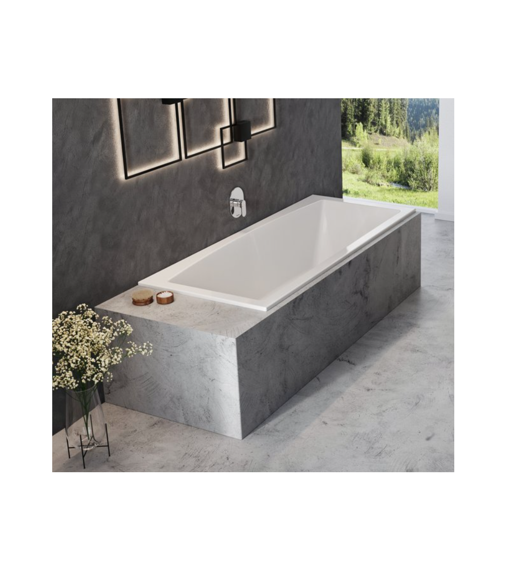 Ravak Formy Slim 02 180x80 cm, stačiakampė vonia, akrilas