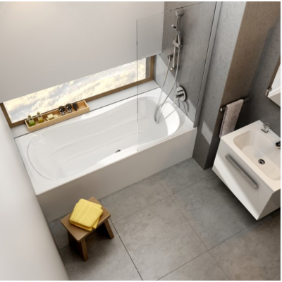 Ravak Campanula II 170x75 cm, stačiakampė vonia, akrilas