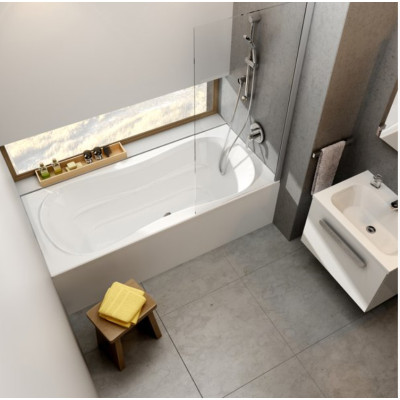 Ravak Campanula II 180x80cm, stačiakampė vonia, akrilas