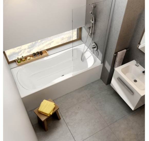 Ravak Campanula II 180x80cm, stačiakampė vonia, akrilas