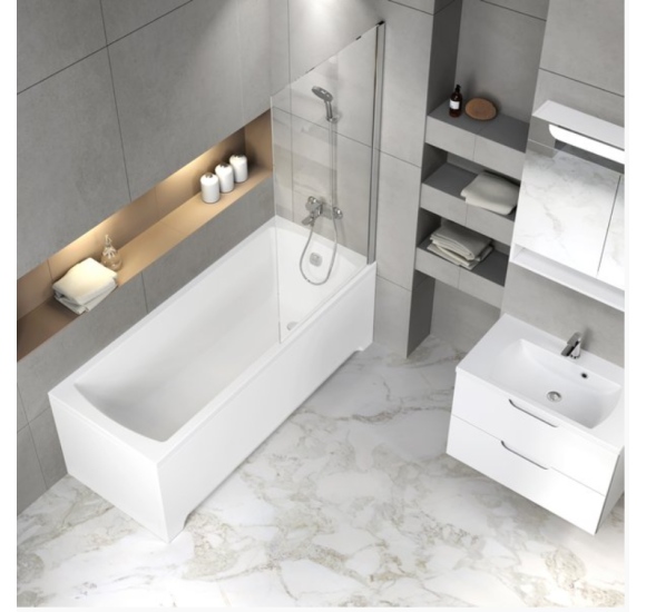 Ravak Classic II stačiakampė vonia, akrilas (pasirinkite dydį)