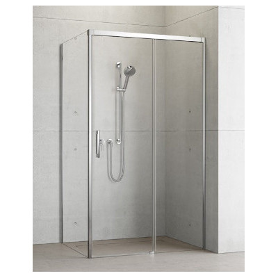 Radaway Idea KDJ dušo kabina, dešinės pusės, chromo spalvos profiliai