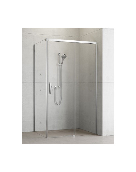 Radaway Idea KDJ dušo kabina, dešinės pusės, chromo spalvos profiliai
